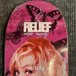 Brittany Murphy Portrait Skateboard 8.25 Deck Green Top Relief Skate Supply