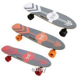 CAROMA Electric Skateboard Power Motor Cruiser Maple Deck With Wireless Remote