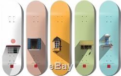 CHOCOLATE Skateboards Window Sill Art Complete Series Full Set of 5 Decks