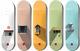 CHOCOLATE Skateboards Window Sill Art Complete Series Full Set of 5 Decks