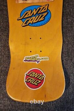 CLAUSE GRABKE Melting Clocks yellow stain Reissue Skateboard Deck Santa Cruz NIS
