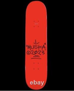 Chad Muska Skateboard Deck Tattoo Dipped Signed 8.25