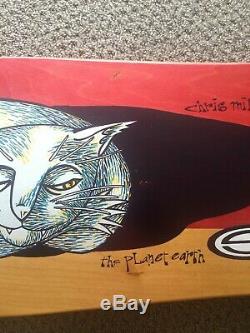 Chris Miller NOS Sleeping Cat Skateboard Deck