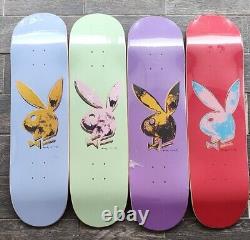 Color Bars x Playboy Bunny Logo 8.25 Andy Warhol Skateboard Decks Collection