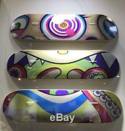 ComplexCon 2017 Takashi Murakami Skateboard Deck Set Of 3 Exclusive SOLD OUT