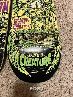 Creature Wicked Tales Complete Set Gravette Russel Wilkins Skateboard Decks