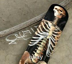 Custom Painted Skateboard Deck Skeleton