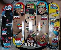 DGK Censored 1-555 Series Skateboard Decks Complete Set (5)