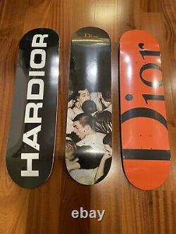 DIOR Homme Dan Witz Skateboard Set Of 3 Boards Decks 2017 Limited Edition
