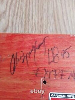 Danny Way's 1995 ESPN extreme games event used deck autographed! One of a kind