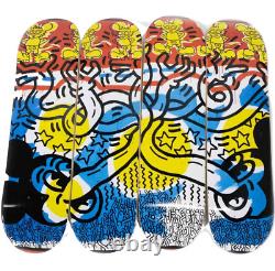 Diamond X Keith Haring Hands By Mickey Mouse 4 Deck Set Skateboard Decks