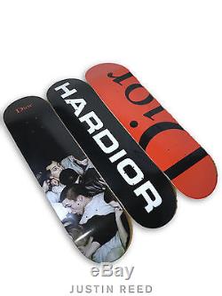 Dior Skateboard Skate Deck Set of 3 with Hardior, Mosh Pits, & Dior