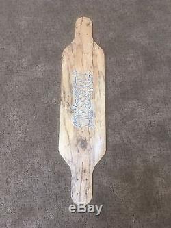 Dissent longboards powered by Oust Bearing Exotic Spalted/Flamed Maple longboard