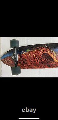 Dregs Downhill Longboard Skateboard Deck Fire Wave 39 81A Gullwing Rasta Trucks