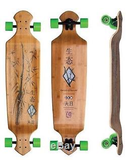 Drop Deck 43 Longboard Skateboard Complete Bamboo