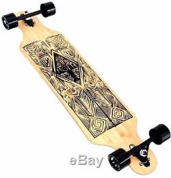 Drop Through Longboard Atom Deck 40-inch Skateboard