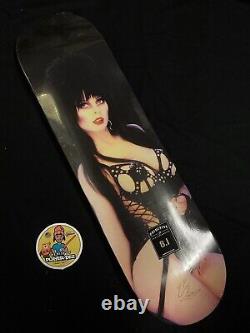 EXTREMELY RARE Elvira Mistress Of The Dark Primitive Skateboard Deck FULL SET