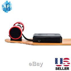 Electric Skateboard DUAL 350W Hub Motor Bluetooth Remote Maple Deck Longboard