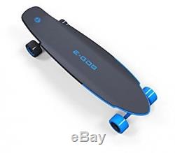 Electric Skateboard, Longboard Kicktail Deck Speed Control Brake Royal Blue New