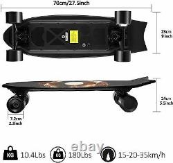 Electric Skateboard Longboard withRemote Control 10 Mile Range Maple Deck Ya2022