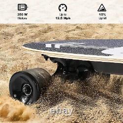 Electric Skateboard withRemote, 350W Electric Longboard 20KM/H Complete Beginners