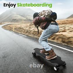 Electric Skateboards with Remote 700W Brushless Motor 12.4MPH/18.6MPH Top Speed