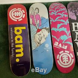 Element Bam Margera Collection 10 Skateboard decks 2017