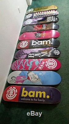 Element Bam Margera Collection 10 Skateboard decks 2017