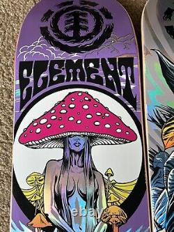 Element Skateboards L'Amour Supreme SET foil comics graffiti