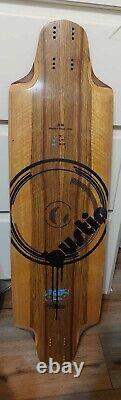 Eq36 Maple + Black Limba Bustin Longboard Deck 36'' X 9.75'' Skate