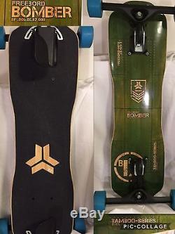 FREEBORD BOMBER BAMBOO Series 85cm DaBlue Wheels Longboard Snowboard Skateboard