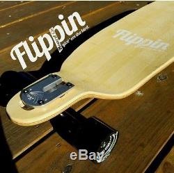 Flippin Board Co Hawk Drop Down Bamboo Freeride Longboard Skateboard new paris