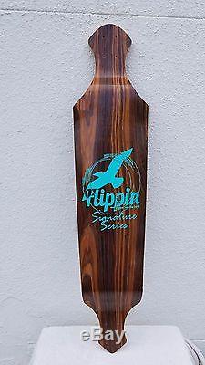 Flippin Board Co. Signature Series Drop Down Longboard Skateboard Deck Only