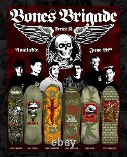 Full set of series 13 Powell Peralta Bones Brigade 6 decks Hawk, Cab, and others