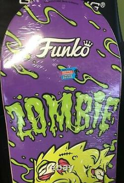 Funko Simpsons Zombie Bart Skate Deck LE NYCC Fall Convention 2021 BRAND NEW