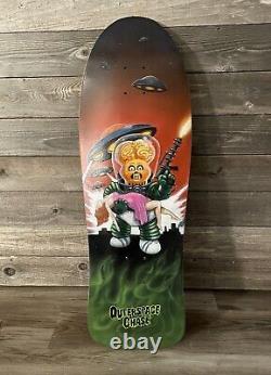Garbage Pail Kids Alien Ian/Outer Space Chase Skateboard Custom Painted