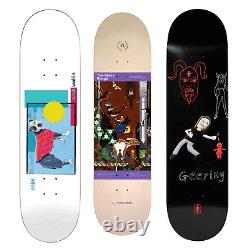 Girl / Habitat / Enjoi Skateboard Deck 3-Pack Bulk Lot of Decks All 8.5