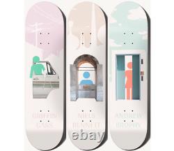 Girl Skateboards Peekaboo Art Series Full Set 3 Decks