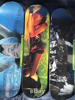 Girl Skateboards x Spike Jonze full series 5 deck lot Nirvana, Beastie Boys