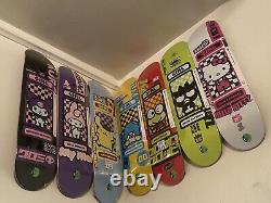 Girl X Sanrio skate decks