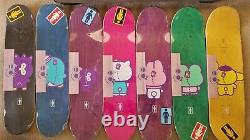 Girl x Sanrio 60th Anniversary Hello Kitty COMPLETE SET OF 7 Skateboard Decks