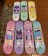 Girl x Sanrio 60th Anniversary Hello Kitty Skateboard Deck Complete Set Lot New