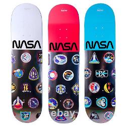 Habitat X NASA Skateboard Deck 3 Pack Mission Patch Logo COLLECTOR MUST HAVE
