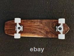 Hardwood Cruiser Skateboard Longboard Black Walnut Southpaw Board Co