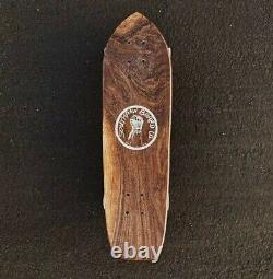 Hardwood Cruiser Skateboard Longboard Black Walnut Southpaw Board Co