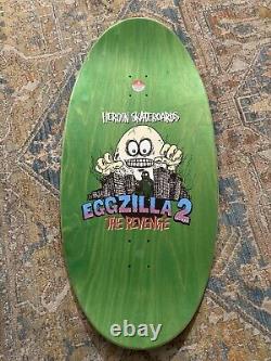 Heroin Eggzilla 2 Skateboard Deck 14 x 31.5