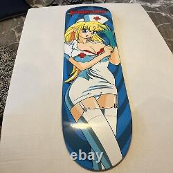 Hook-Ups Nurse Daisy Skateboard Deck 8.25 Signed Jeremy Klein Blink 182 Anime