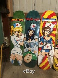 Hook Ups Skateboard Deck Collection Rare Original