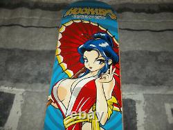 Hookups One Owner NOS Geisha Girl Skateboard Deck With Shop Price Tag Hook Ups
