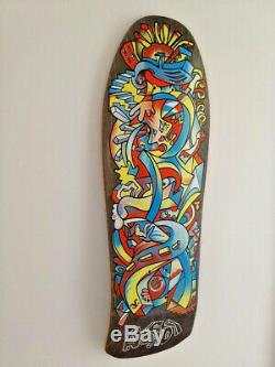 Hosoi Picasso Skateboard Deck 80s Original NOS